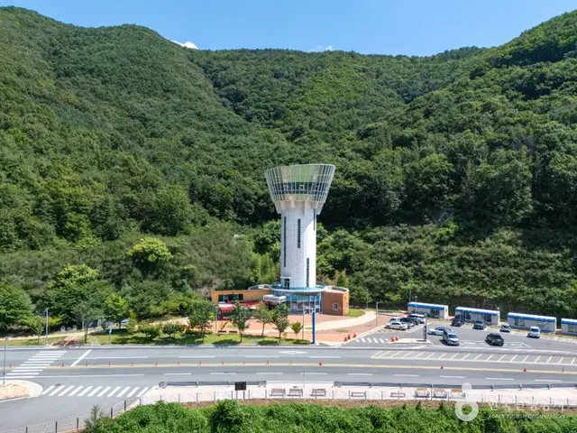 보현산댐 전망대 사진