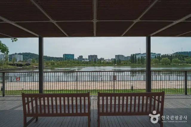 서울식물원 호수공원 사진