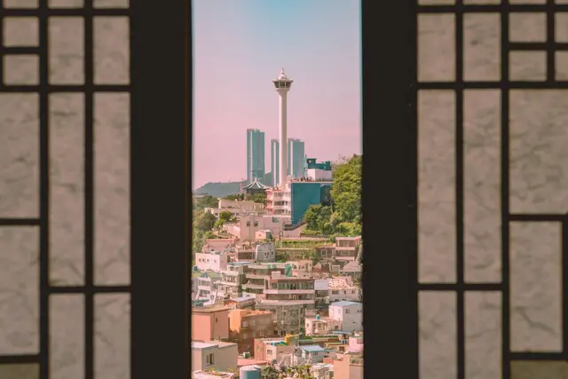 부산타워 사진