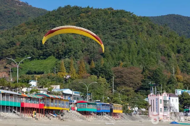 만성리검은모래해변 사진