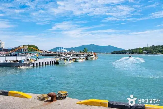 녹동항 바다정원 사진