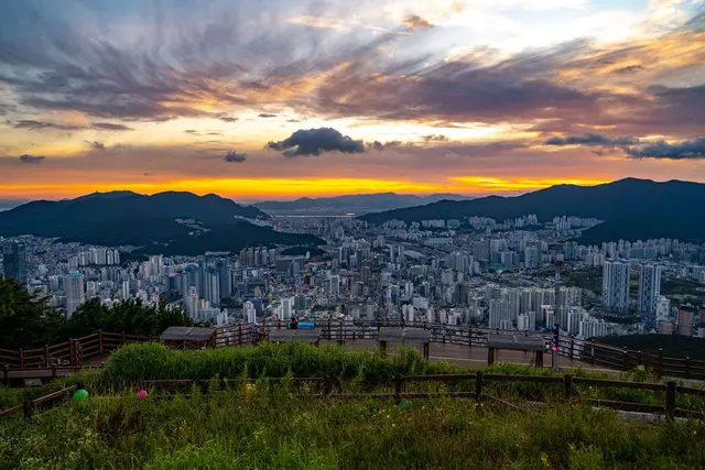 황령산 전망대 사진