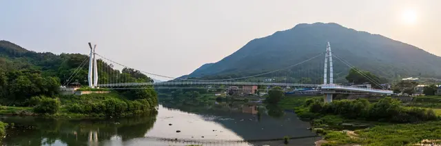 대황강출렁다리 사진