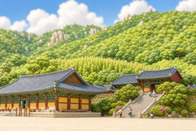 표충사 사진