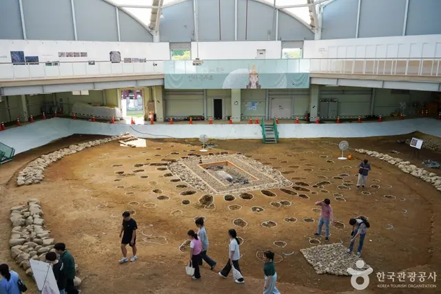 경주 쪽샘유적발굴관 사진
