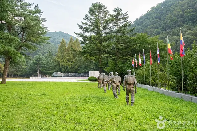 영국군 설마리전투추모공원 사진