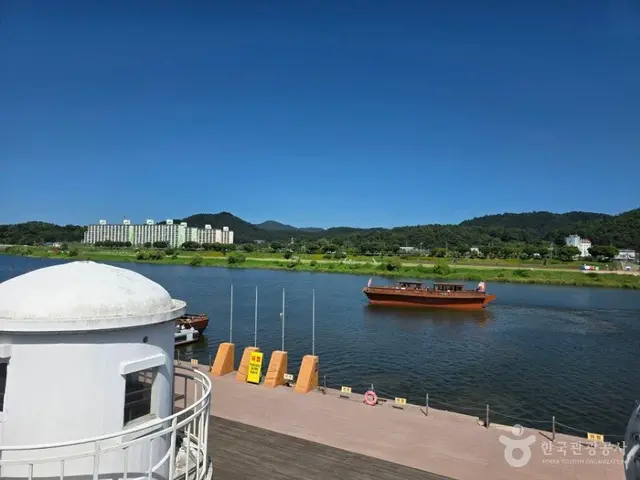 영산포 등대 사진