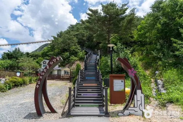 월영산 출렁다리 사진