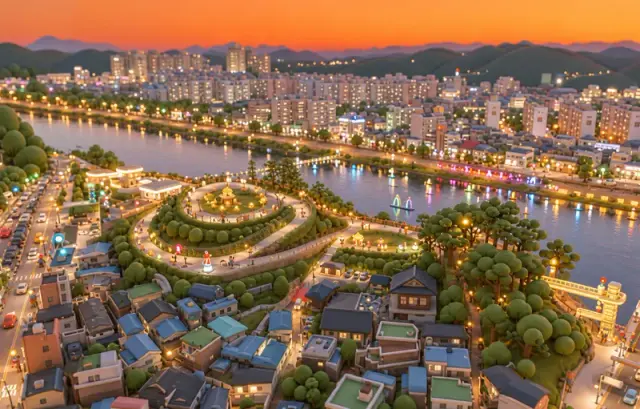 소망진산 유등테마공원 사진