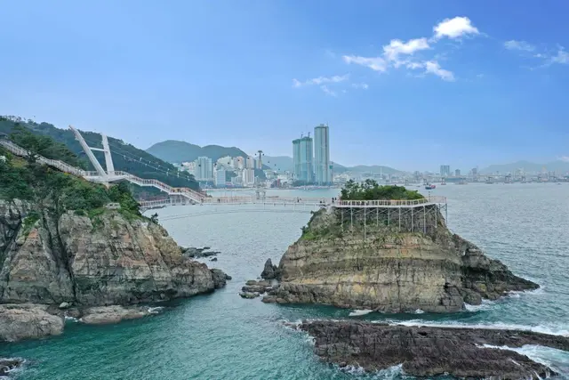 송도용궁구름다리 사진