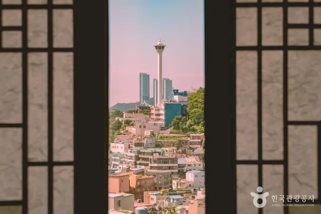 부산타워 사진