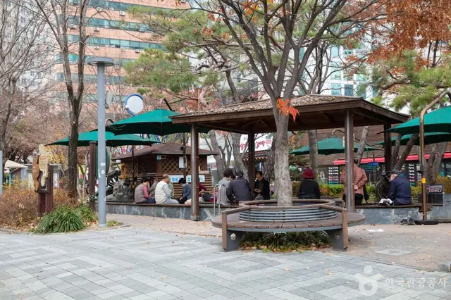 유성 족욕체험장 사진