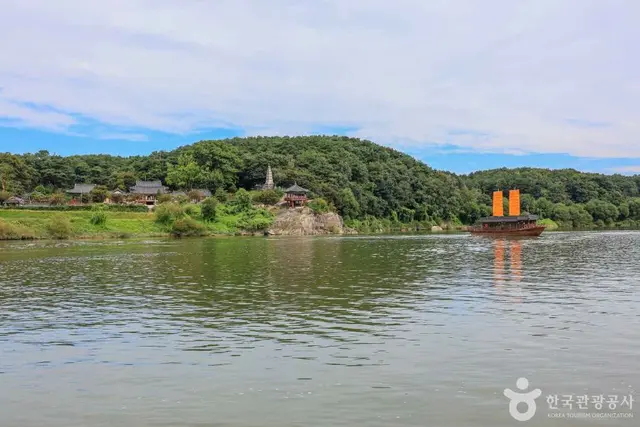 여주 황포돛배 사진