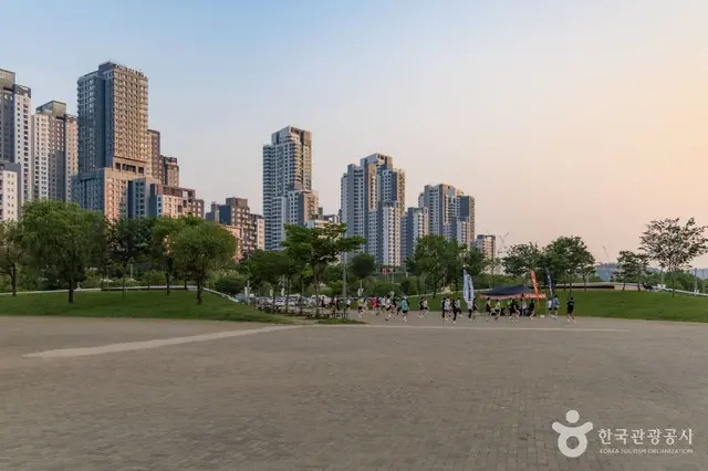 반포한강공원 달빛광장 사진