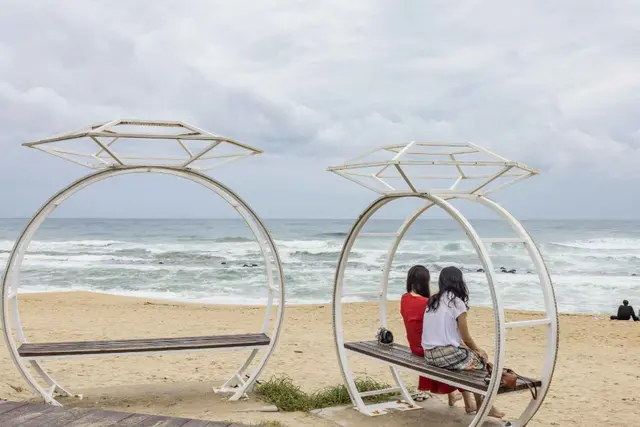 강문해변 사진