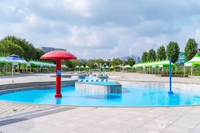 안양천 물놀이장 사진