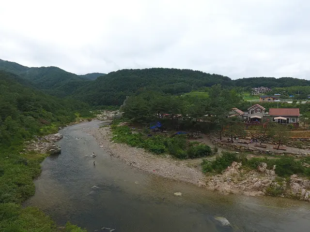 왕피천 하늘담 야영장 사진