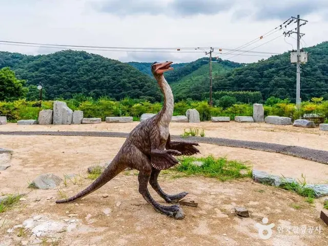 화순 서유리 공룡발자국 화석산지 사진