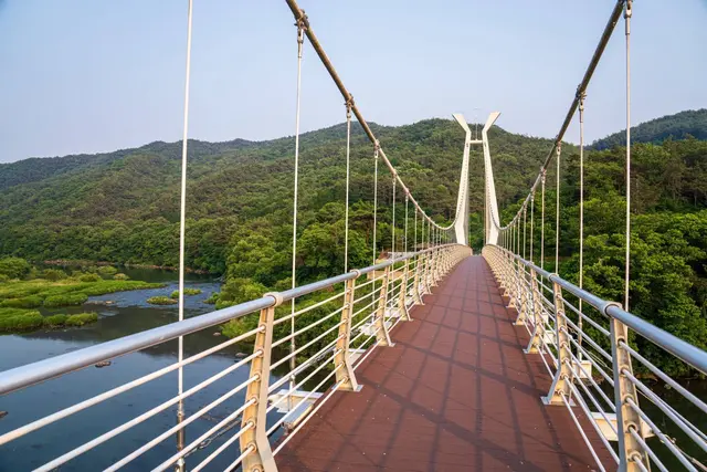 대황강출렁다리 사진