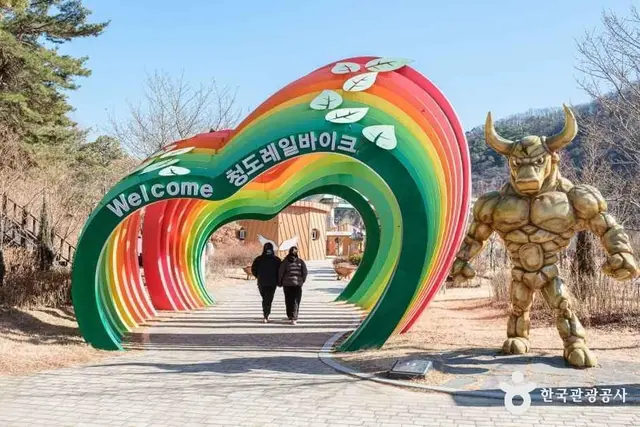 청도 레일바이크 사진