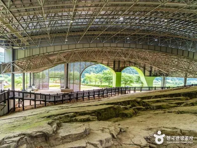 화순 서유리 공룡발자국 화석산지 사진