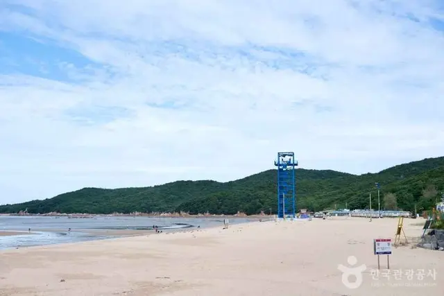 하나개해수욕장 사진