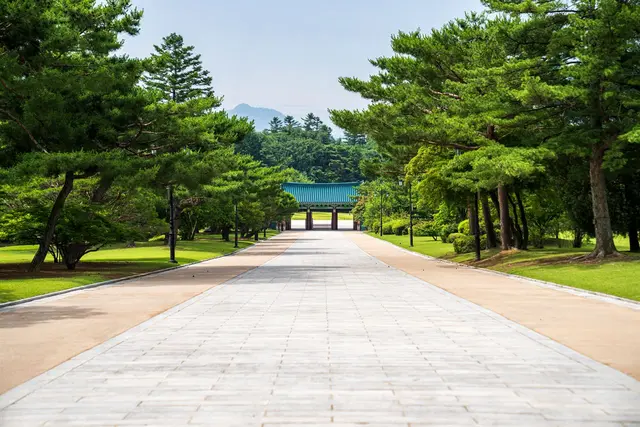 현충사 사진