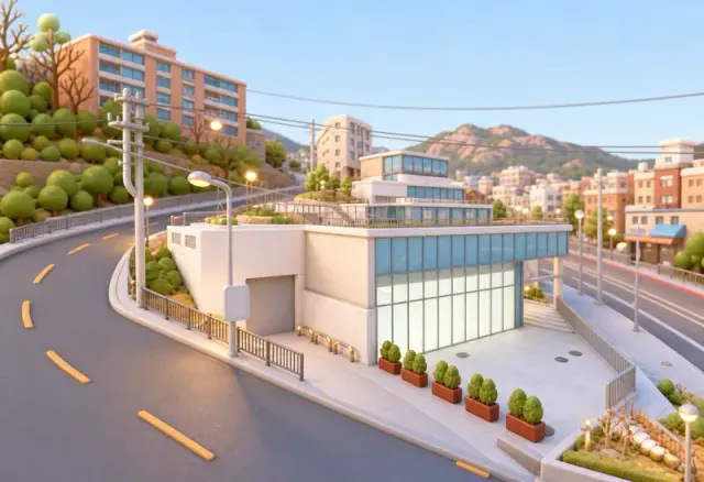 평창동 미술관 거리 사진