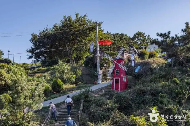 욕지도 출렁다리 사진