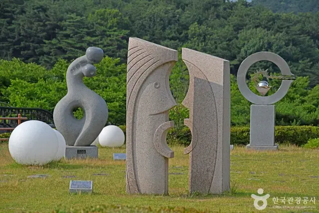 예당호 조각공원 사진