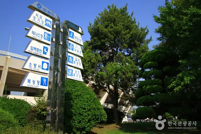안양종합운동장수영장 사진