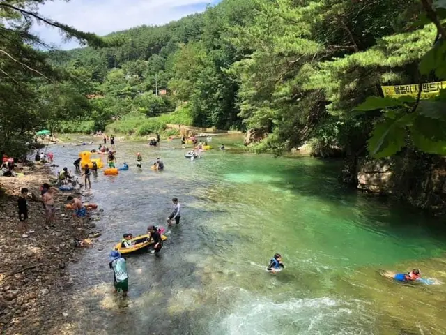 용오름계곡 사진